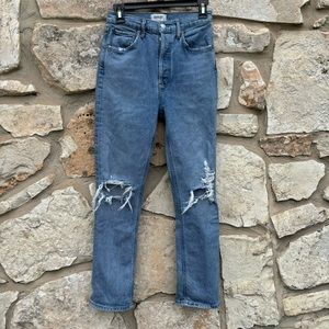 Agolde riley jeans size 25
